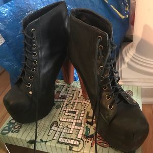 Jeffrey Campbell Classic Lita Platform Bootie Heel